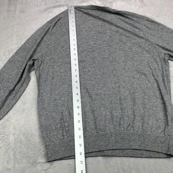 Bonobos Crewneck Sweater Mens Large Gray Slim Fit Knit Pullover Soft Long Sleeve - Picture 8 of 10